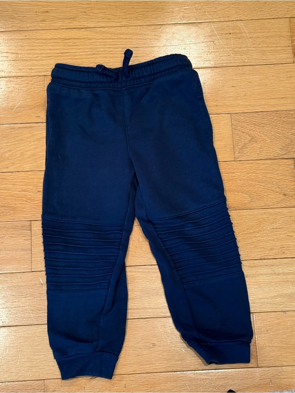 Garanimals Kids Navy Ribbed Knee Jogger Pants